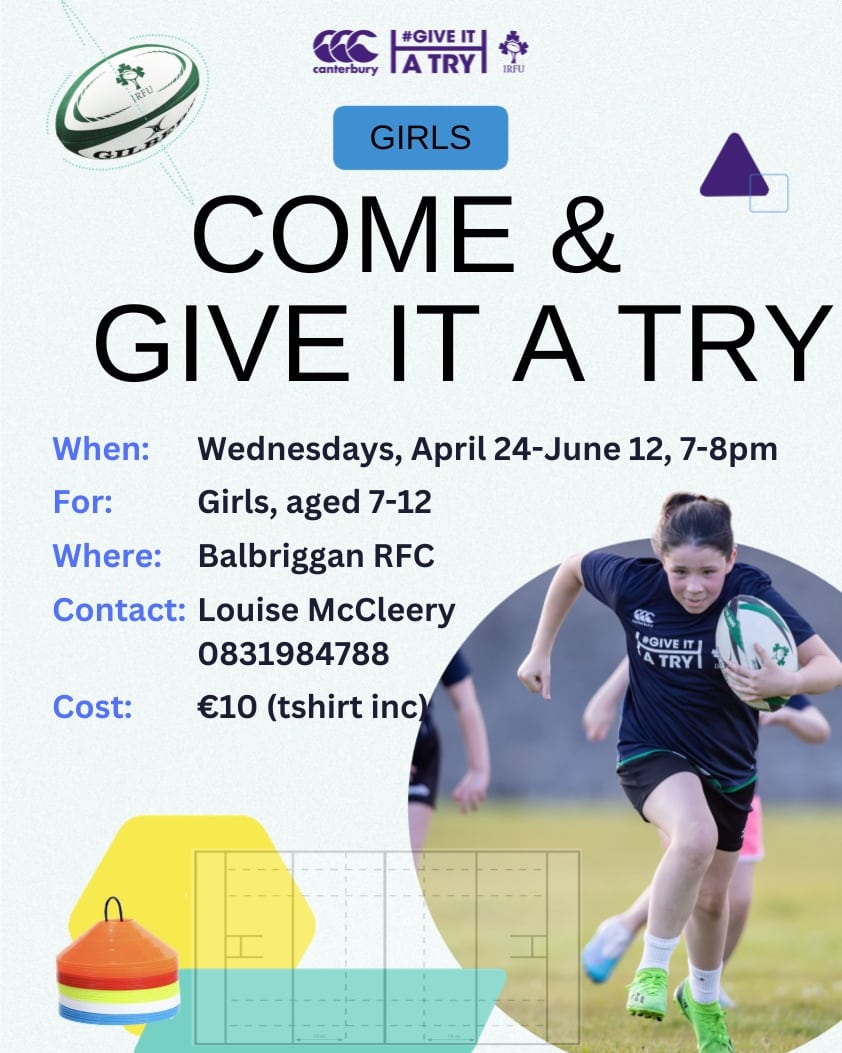 We're very excited to start Give It A Try tomorrow night! Join us every Wednesday at 7pm! Get out, get active, make new friends, and learn new skills! Contact Louise using the details below and make sure to #GiveItATry!