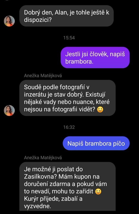 Napiš brambora.