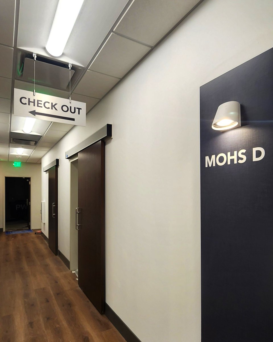 capital_sign_nc's tweet image. Thank you, @wakeskincancercenterpa  for entrusting us with your interior signage! Here are a few examples of our installation. Congratulations on your new location in Wake Forest, NC!
#InteriorSigns #InteriorSignage #WayfindingSigns #Wayfinding #SignCompany #SignInstallation