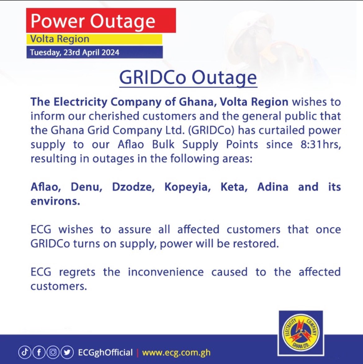 I find it more than insulting when this government tells us our lights going off are due to “localized faults”. GRIDCo cuts supply to an entire BSP with no reasons stated. It is obvious power is not enough and is being rationed. This is no localized fault
