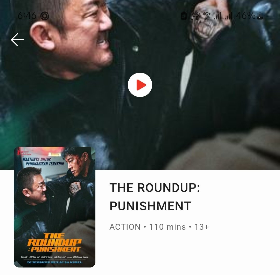 The Roundup: Punishment (2024) finally will be released here tomorrow in CGV!! It's a sequel but you dont need to watch previous season since each has different plot & conflict. Looking forward to watch the duel between #MaDongSeok & #KimMooYul 🙌