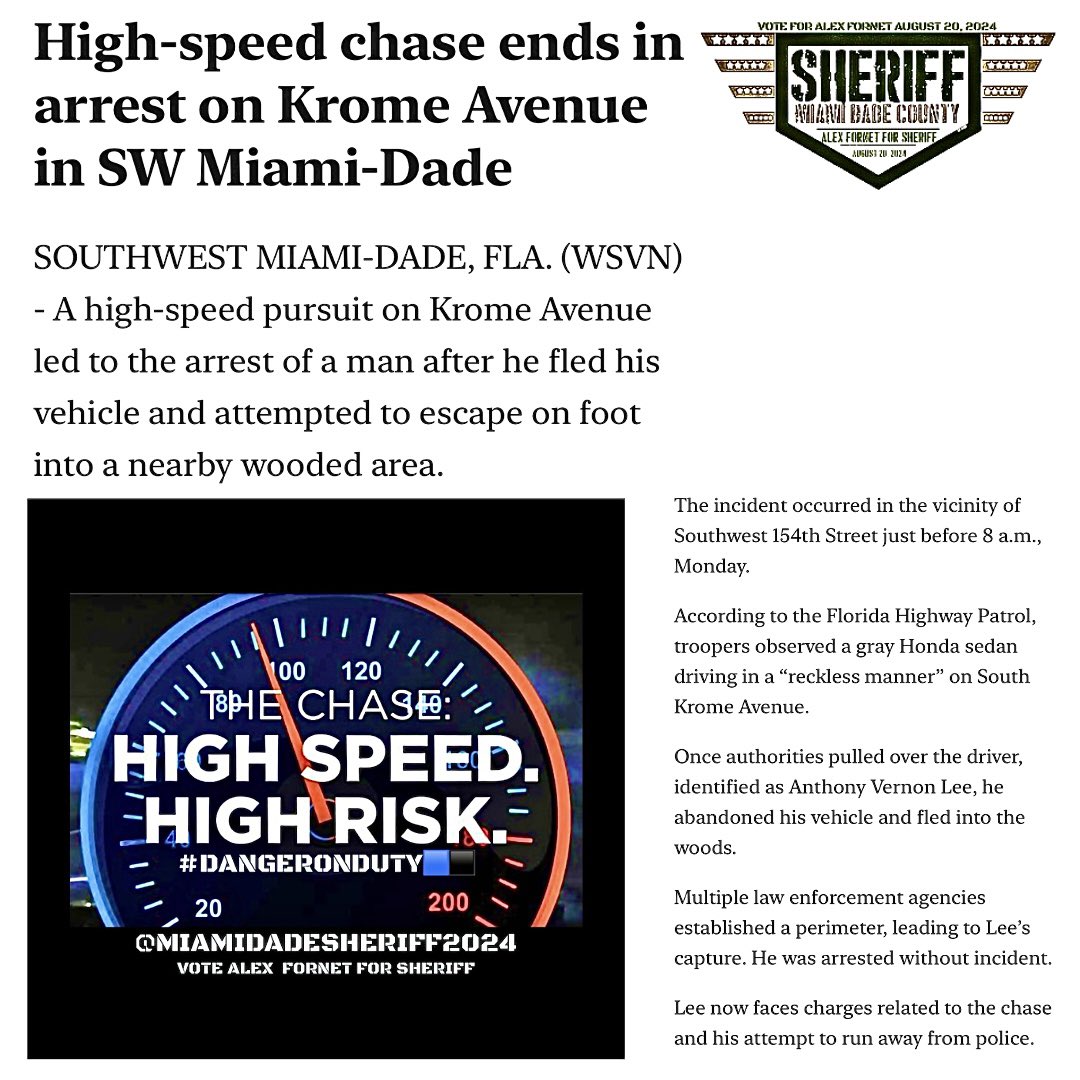 #ANOTHERCARCHASE #DANGERONDUTY #CARCHASE #FHP #MIAMIDADEPOLICE wsvn.com/news/local/mia… #MIAMI #MIAMIDADE #MIAMIDADECOUNTY #CRIME #NEWSHERIFFINTOWN #THELAWANDORDERSHERIFF  #VIOLENTCRIMEMIAMI #VIOLENCEMIAMI #CRIMEMIAMI #MIAMICRIME #RISINGCRIME #NEWSHERIFFINTOWN2024