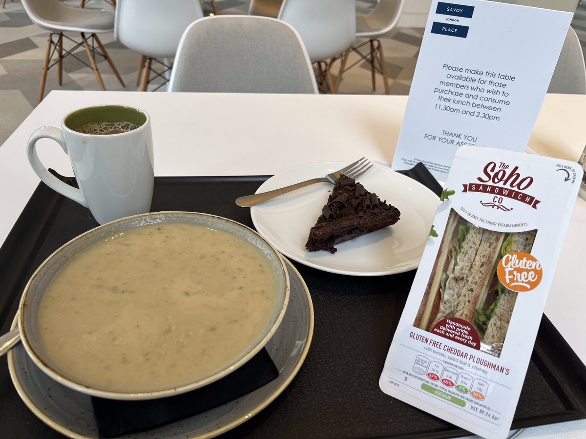 Great to see some GF options today  at Faraday Kitchen <a href="/IETvenues/">IETvenues</a>  in <a href="/IET_LondonSavoy/">IET Savoy Place</a> place <a href="/TheIET/">The IET​</a>