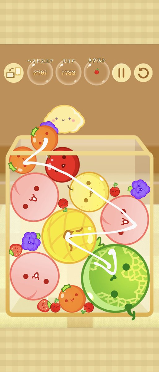 dango201's tweet image. リンゴに寄せすぎた。
こうなるはずだったのに😡