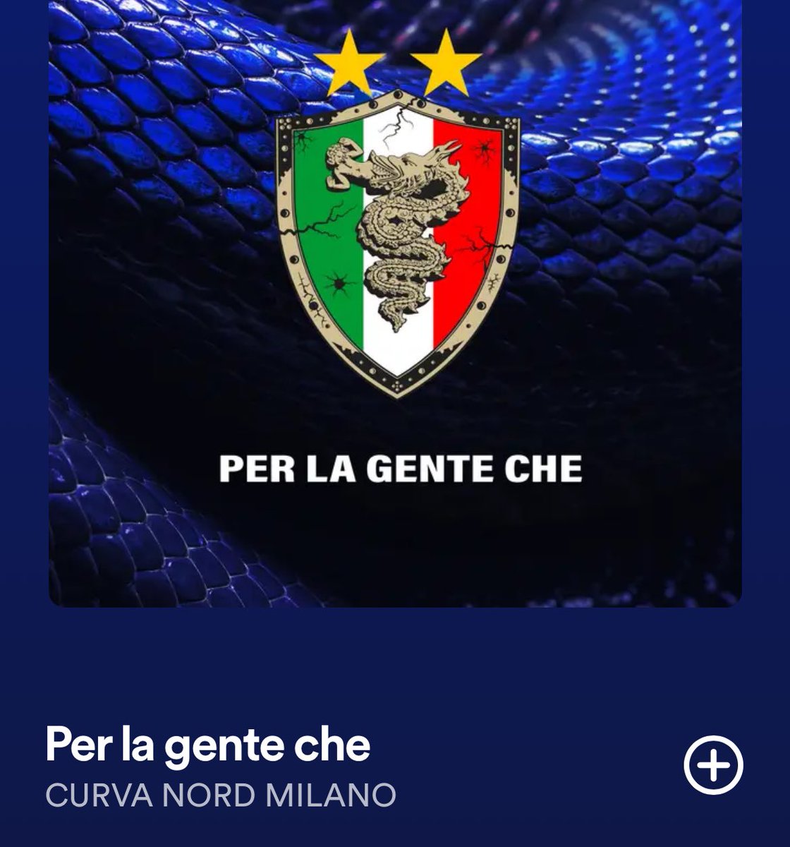 eddyveerus's tweet photo. A giugno 2023, mi contattò la Curva Nord Milano per aiutarli a trasformare il coro “Per La Gente Che” in una vera e propria canzone.
Per gli amanti di musica correlata all’Inter, da questa notte é disponibile su Spotify 🖤💙⭐️⭐️ https://t.co/XfgRLKGv3z