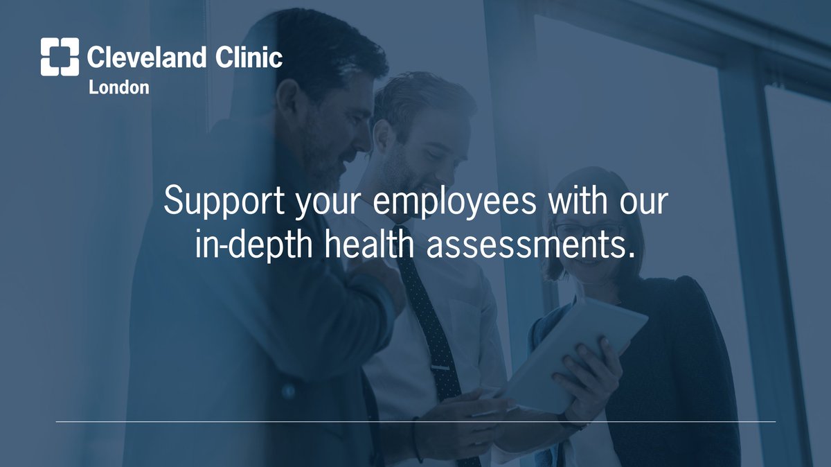 At Cleveland Clinic London, we are here to support your employees' well-being with our comprehensive Corporate Health Assessments. Curious to learn more? Click the link below to discover how we can enhance the health of your workforce: clevelandcliniclondon.uk/corporate-heal…