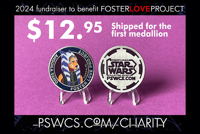 JediNewsNetwork's tweet photo. https://t.co/Tz51gT389x Premiers Their 14th Charity Medallion – Ahsoka - https://t.co/znDHwjdN7X #StarWars #PSWCS #PennsylvaniaStarWarsCollectingSociety #Ahsoka @StarWars #AshleyEckstein @HerUniverse @RosarioDawson https://t.co/8His9J8ZmF