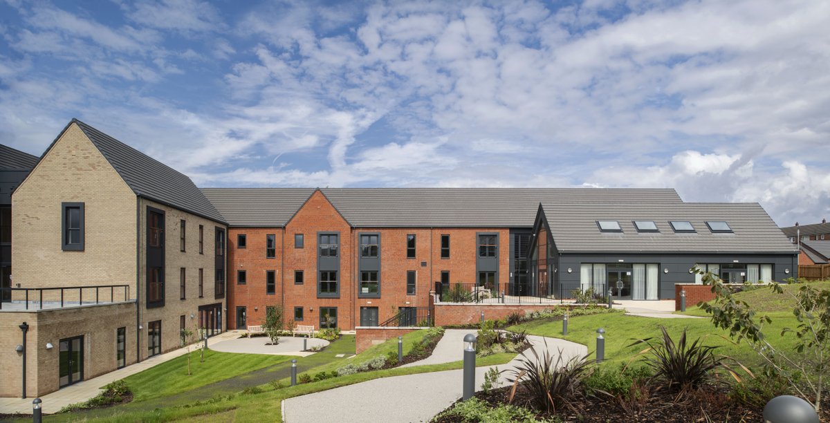We're pleased to announce completion at @WiganCouncil's new £11.7m #SandalwoodExtraCare facility. This flagship development provides borough residents, aged 55 and over, the opportunity to live independently, with specialist on-site support. 🏡 ow.ly/TJZF50Rh2aS