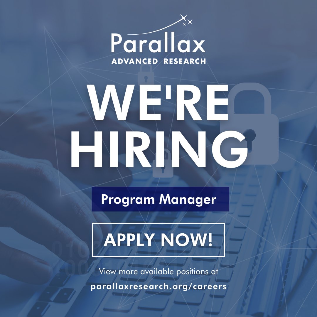 🔍 Join Parallax Advanced Research, a Dayton-based nonprofit driving innovation! Seeking a Project Manager to lead, plan, and execute program control functions to drive success across the program life cycle. 🚀 Want to shape the future? Apply here: ow.ly/VOpS50Rivna