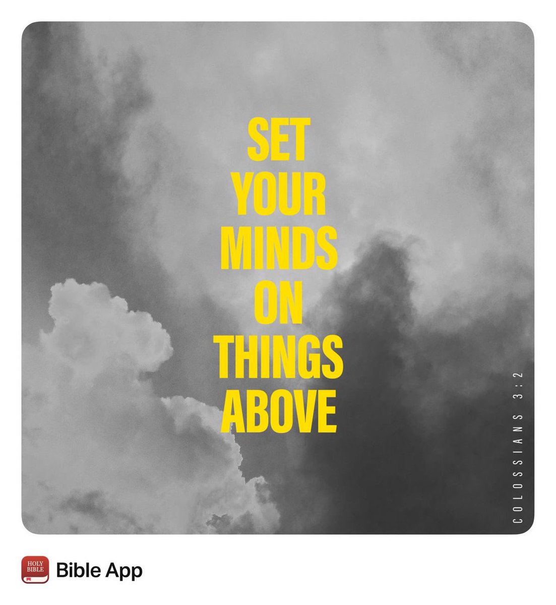 Good morning, my friend. 🌞 Set your mind on things above! When Christ, who is your life, appears, he is not going to ask you about how many Twitter followers you have. No, when I read Bible verses like the following, I am struck by how utterly different God’s priorities for our