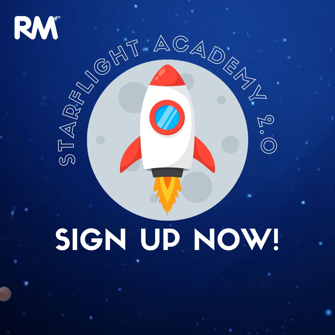 RM__Technology's tweet photo. Are you ready for lift-off? You can now sign up to our 4 week virtual space-learning programme, Starflight Academy 2.0! 

Launching in June, the programme will be led by astronaut teacher, @MikeMongo, in partnership with @SaxaVord_Space.
 
Register here: https://t.co/zOIpGQPS6j https://t.co/8Tryz56VcQ