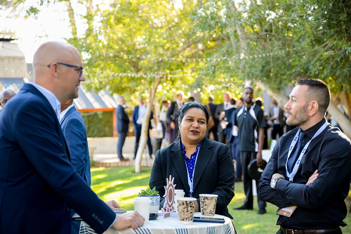 NIEConference's tweet photo. Day 1 of #NIEC2024 is underway, themed ‘Reimagine Resource-Rich Namibia: Turning Possibilities into Prosperity,‘ this influential event brings the energy industry together to foster industry growth and position Namibia as a prime investment destination. https://t.co/YNz16zw1to