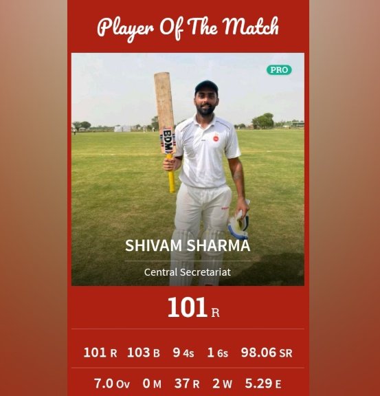 imshivamsharma9's tweet photo. Century does feel good 😊 
#AllThanksToGod #DDCA #League
#RadheyRadhey #ShivamSharma @delhi_cricket https://t.co/AE0Ff92RJN