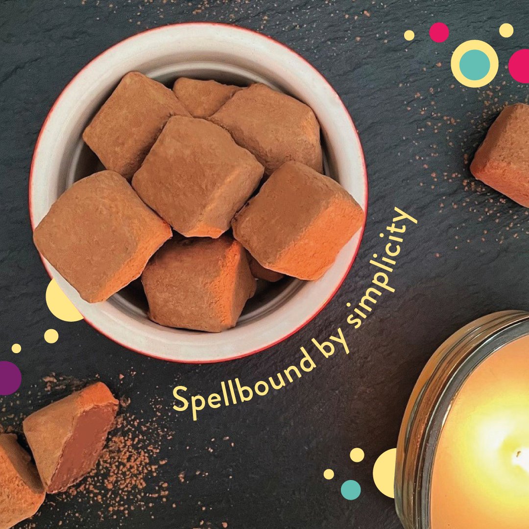 Linger awhile, spellbound by simplicity. Entranced by the gentle magic of just four essential ingredients, sublimely mingled to create the purest of sensations. Close your eyes and melt into the gentle caress of Deeply Chocolate Truffles. #BoojaBooja #Organic #DairyFree #Vegan