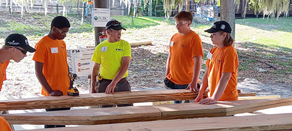 Last week students in our Construction Academy had the opportunity to participate in the Home Builders Institute - Future Builders of America Program camp to dive deep into their skills from industry experts.