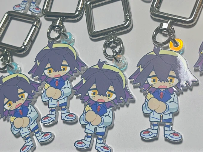 5月夢ポケ頒布のアクリルグッズたち 並べた 