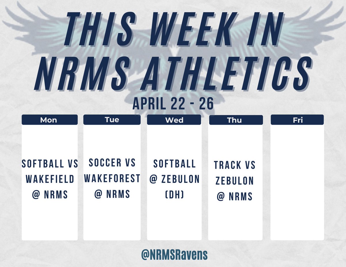 Neuse River Middle School Athletics tweet media