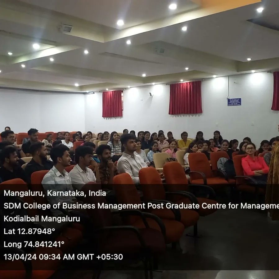 PoSH training workshop was organised by ICC, on 13-04-2024 from 9.00 a.m. to 12.00 noon for I MBA students. Ms. Preetham Kamath Behavioral Trainer & Counsellor, was the resource person.  @EduMinOfIndia @AmritMahotsav @EBSB_Edumin