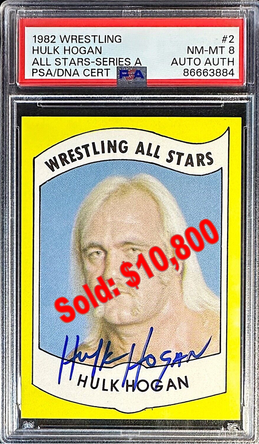 Starting to sound like a broken record. Another five figure Hogan sale last night. Congratulations to @RealRichHopkins. His recent contributions to the high end of our hobby have been immense!