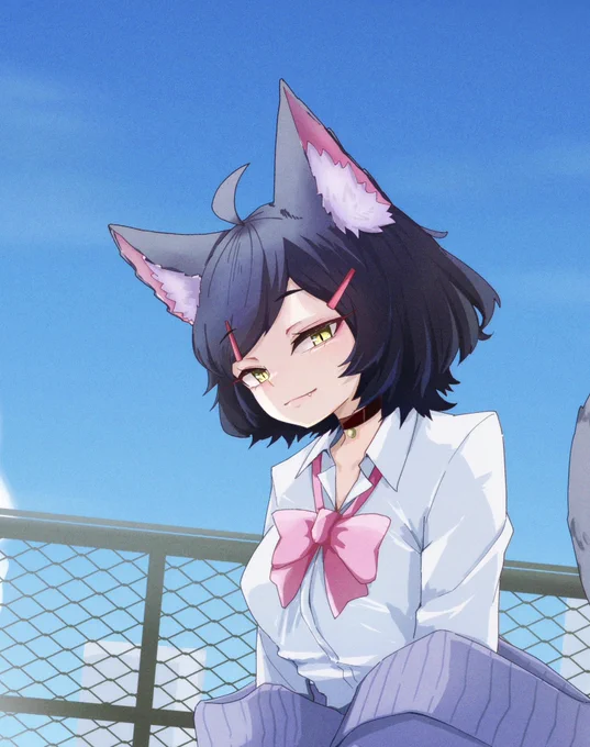 #私はこういう絵師です見た絵師全員参加  どうぶつ×ギャルな子を  描きます 