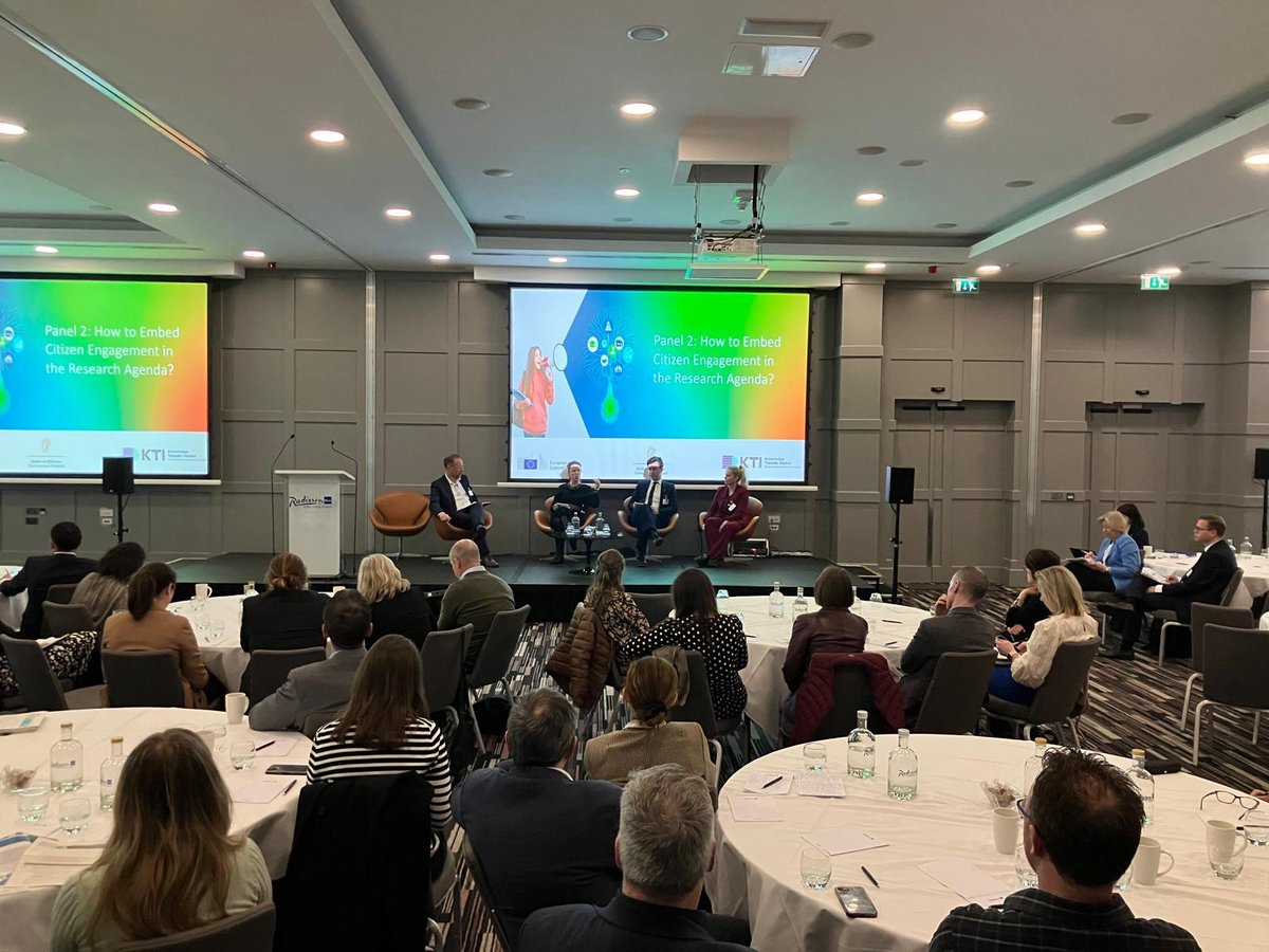 Excellent panel discussion on the integration of citizen engagement into the research agenda. Thank you to our chair, Stephen O'Driscoll aswell as Jo-Hanna Ivers, Kate Morris and Patrick Lansley, for their insightful comments.👏🔬⭐️