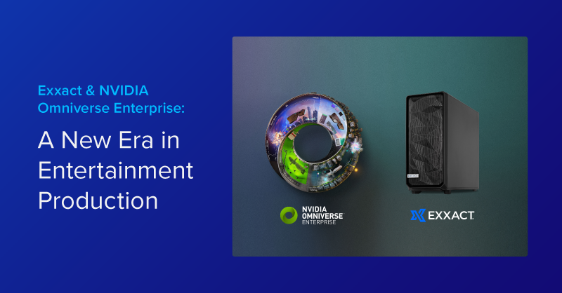 Dive into the future of entertainment production with Exxact & @nvidia Omniverse Enterprise! Revolutionize collaboration and creativity in a new era of limitless possibilities. 🚀 
bit.ly/4bu7QuG

#NVIDIAOmniverse #EntertainmentTech