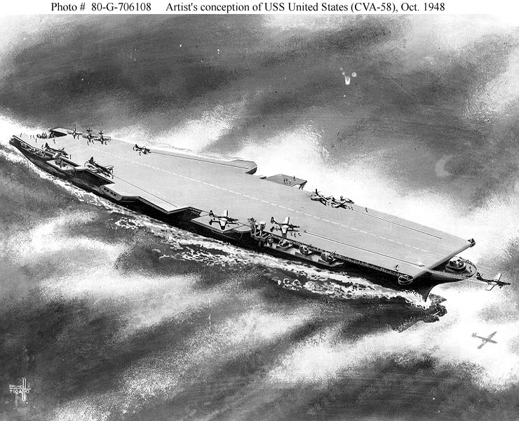 #OTD in 1949, the Truman administration canceled construction of the the first supercarrier, USS United States. Ironically, the USS Harry S. Truman (CVN-75) was laid down in 1993 as the USS United States but was changed as part of the compromise to name CVN-76 for Ronald Reagan.