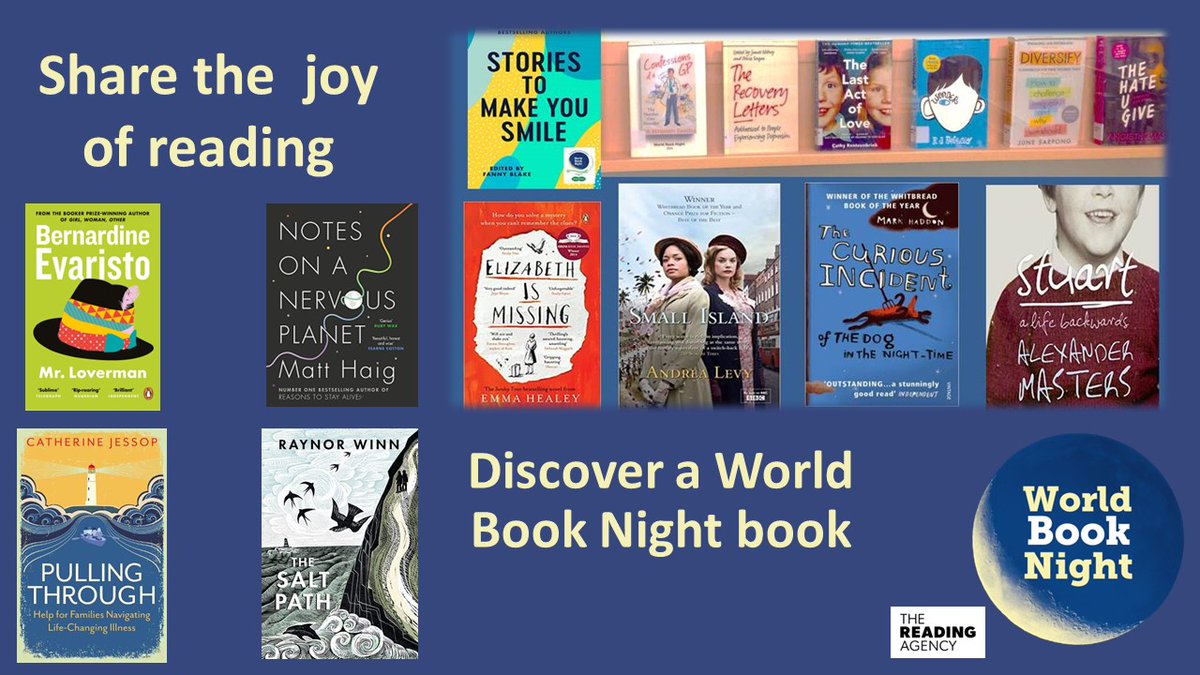 NewcombLibrary's tweet photo. It doesn't matter whatever, whenever, however you do it, just read! 📚
Enjoy the company of a book &amp; take a #library5aday
5 minutes to yourself to read, relax, de-stress

Have a browse of our #WorldBookNight books https://t.co/LBisVMGNW8

Is there something that takes your fancy? https://t.co/pFHBfaNok0