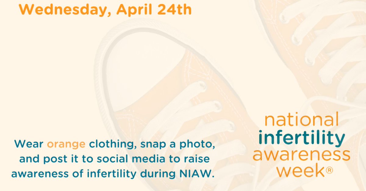 We're supporting our fertility clinic clients this week and their awesome work treating infertility. Don't forget to wear orange on the 24th! #NationalInfertilityAwarenessWeek #WearOrange2024 #WearOrange
bit.ly/3zuvipN