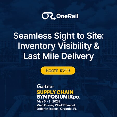 Unlock the full potential of your supply chain with OneRail. We're unveiling our newest solution at #GartnerSC Booth #213. Join us- hubs.ly/Q02tCyZj0 #LastMileDelivery