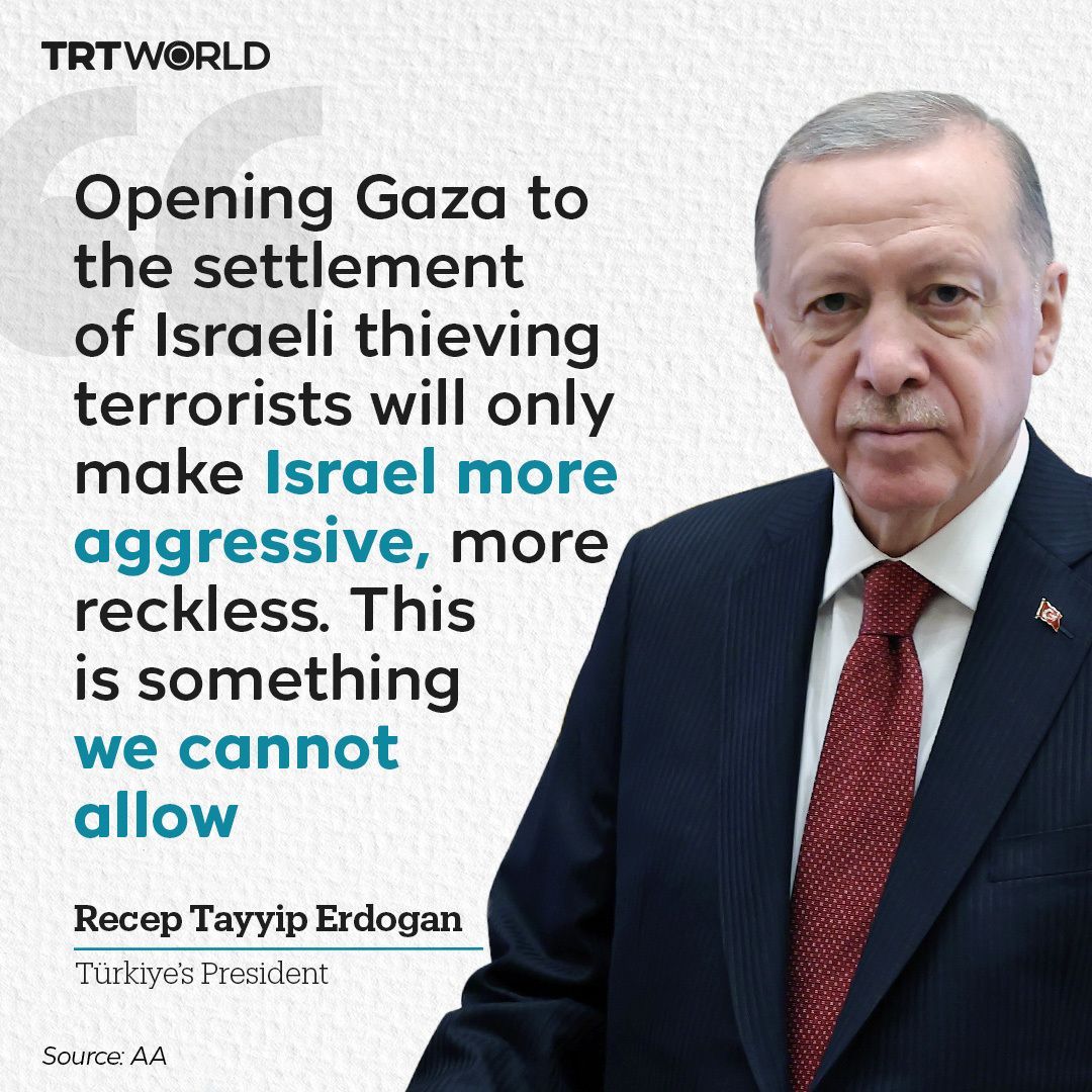 Türkiye will do everything within its power, and beyond, to find a solution for the people of Palestine's Gaza, Turkish President Erdogan vows