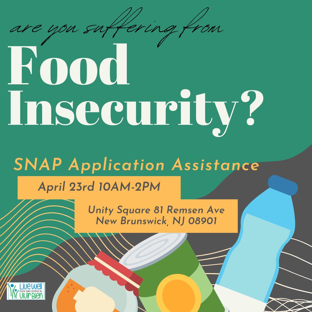 LiveWellNB's tweet photo. Do you struggle with food insecurity? Well, you do not have to suffer! Snap Supplemental Nutrition Assistance Program is a resource for you to get the help you need! Don’t miss out!
#njsnap #foodinsecurity #newbrunswick #livewellnb #groceries #healthyliving #communitysupport https://t.co/TPu0mjYb8n