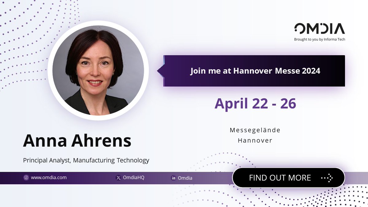 Today's #IndustrialTransformation Stage focuses on #AI in industry. Join Anna Ahrens and #Omdia team at @hannover_messe 2024 for fresh insights into the future of #manufacturing and #industrial #technology. Don't miss out—book an on-site meeting here: pages.omdia.informa.com/Hannover24_Mee…