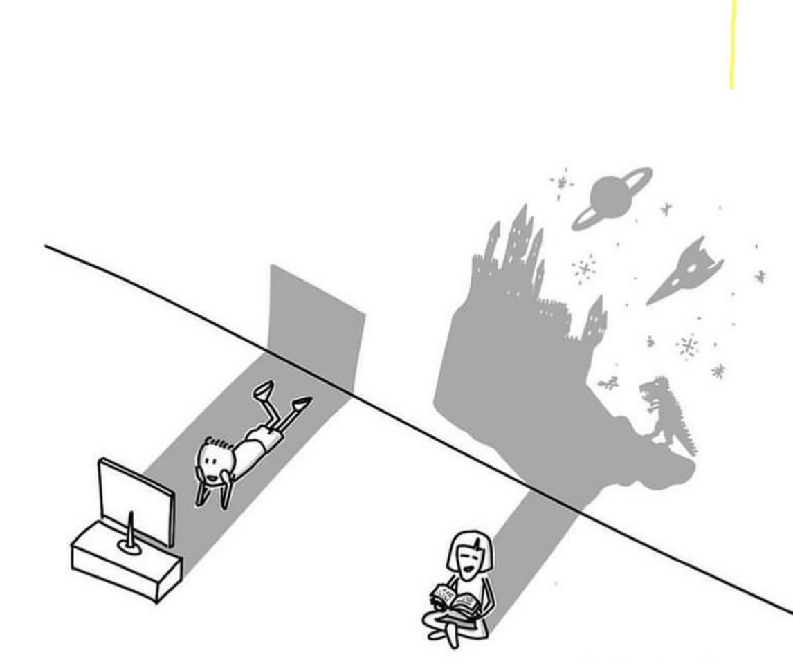 Ricamconsult's tweet photo. Sempre alimente sua imaginação.
#diadolivro https://t.co/tUcoZMYB6l