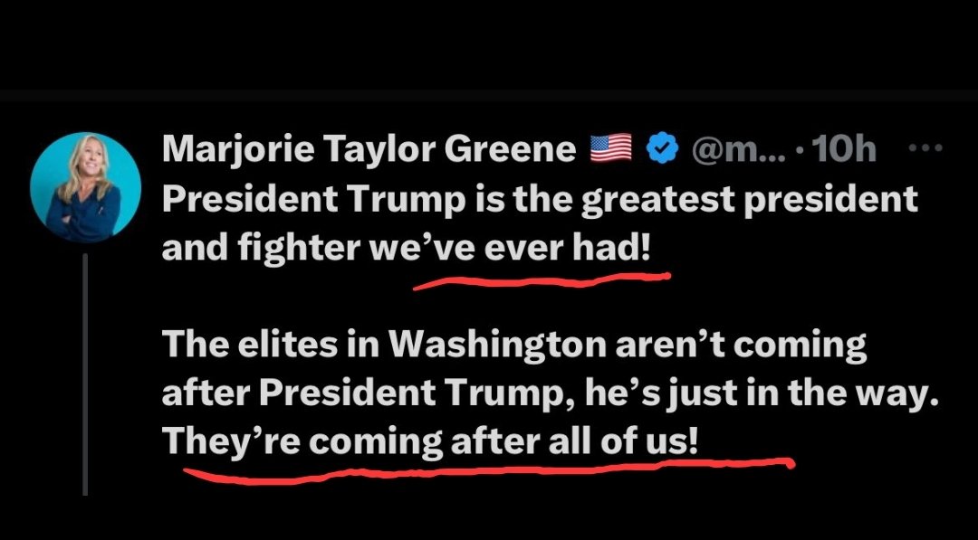 @mtgreenee knows if Trump goes down so will she and the other #TrumpTraitors
#LockThemAllUp