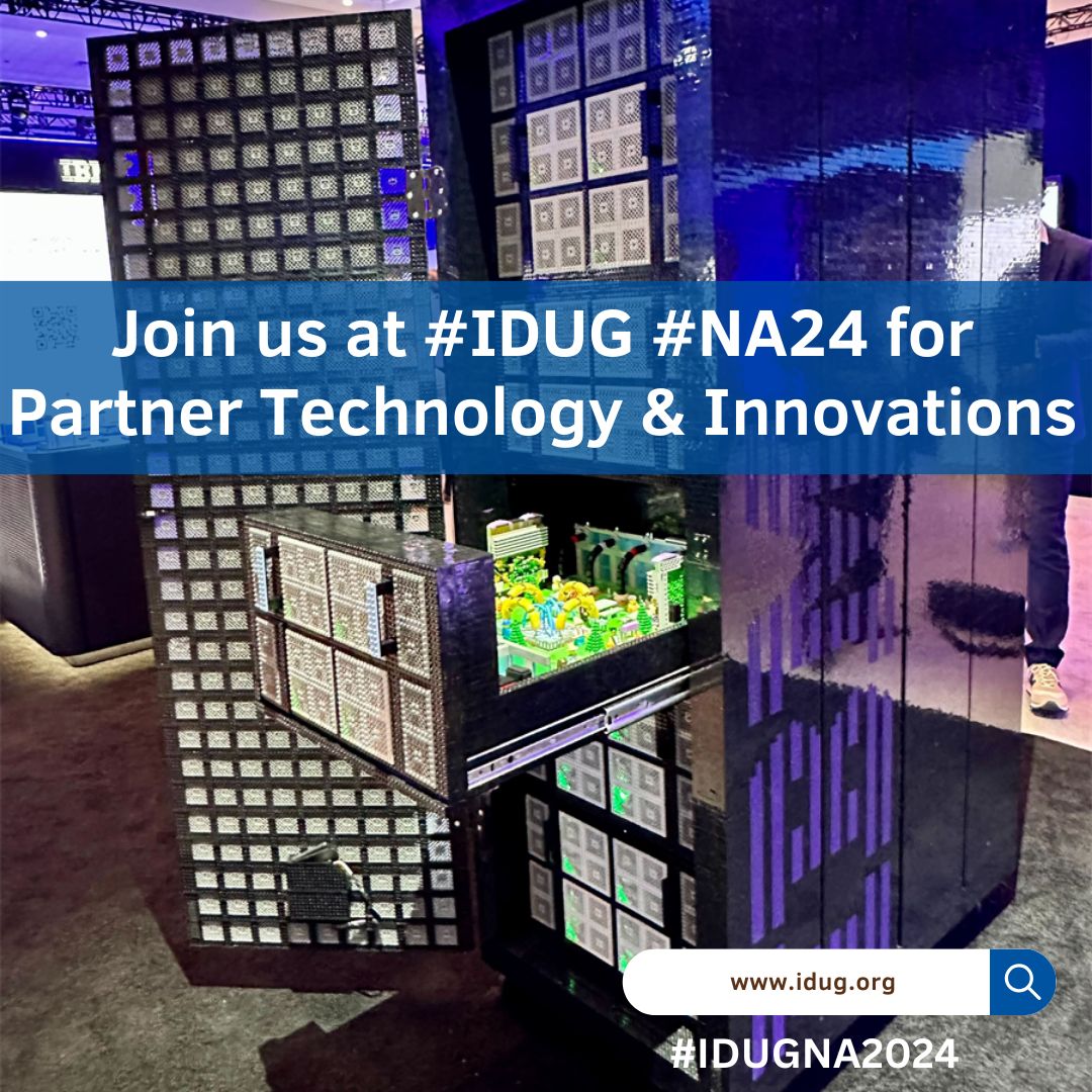 IDUGDb2's tweet photo. Partners like IBM and Broadcom will be on hand at #NA24 showcasing their latest solutions and technology innovations. We can't wait to see what they share! Join us https://t.co/UYyBj5tbnD  #IDUG #database #AI #ML #databases #databasemanagement #data #Db2z https://t.co/QNt7uVKRVQ