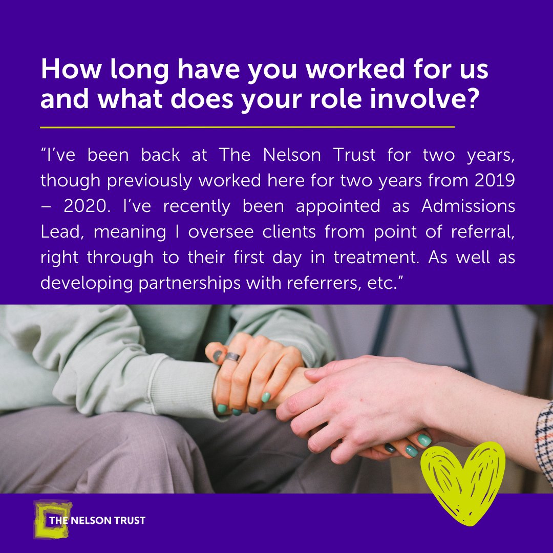 TheNelsonTrust's tweet photo. Meet Kelsey, our amazing Admissions Lead😇

Her impact and growth is so wonderful to see, she really is purple and green through and through!💜💚

🌟 Be a part of something great, and make change possible with us here: https://t.co/YKApTGHK5K https://t.co/Njpa7HjD4b