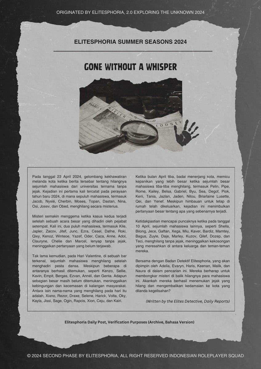 Elitesphoria 𝗨𝗻𝗹𝗼𝗰𝗸𝗲𝗱 (𝟤.𝟢 𝘗𝘳𝘦𝘴𝘴 𝘙𝘦𝘭𝘦𝘢𝘴𝘦): With Notables, let the enchanting scenery transport you to a world of films with 𝗘𝗹𝗶𝘁𝗲𝘀𝗽𝗵𝗼𝗿𝗶𝗮. There are things known and things unknown and in between are the doors and go where you feel most alive.