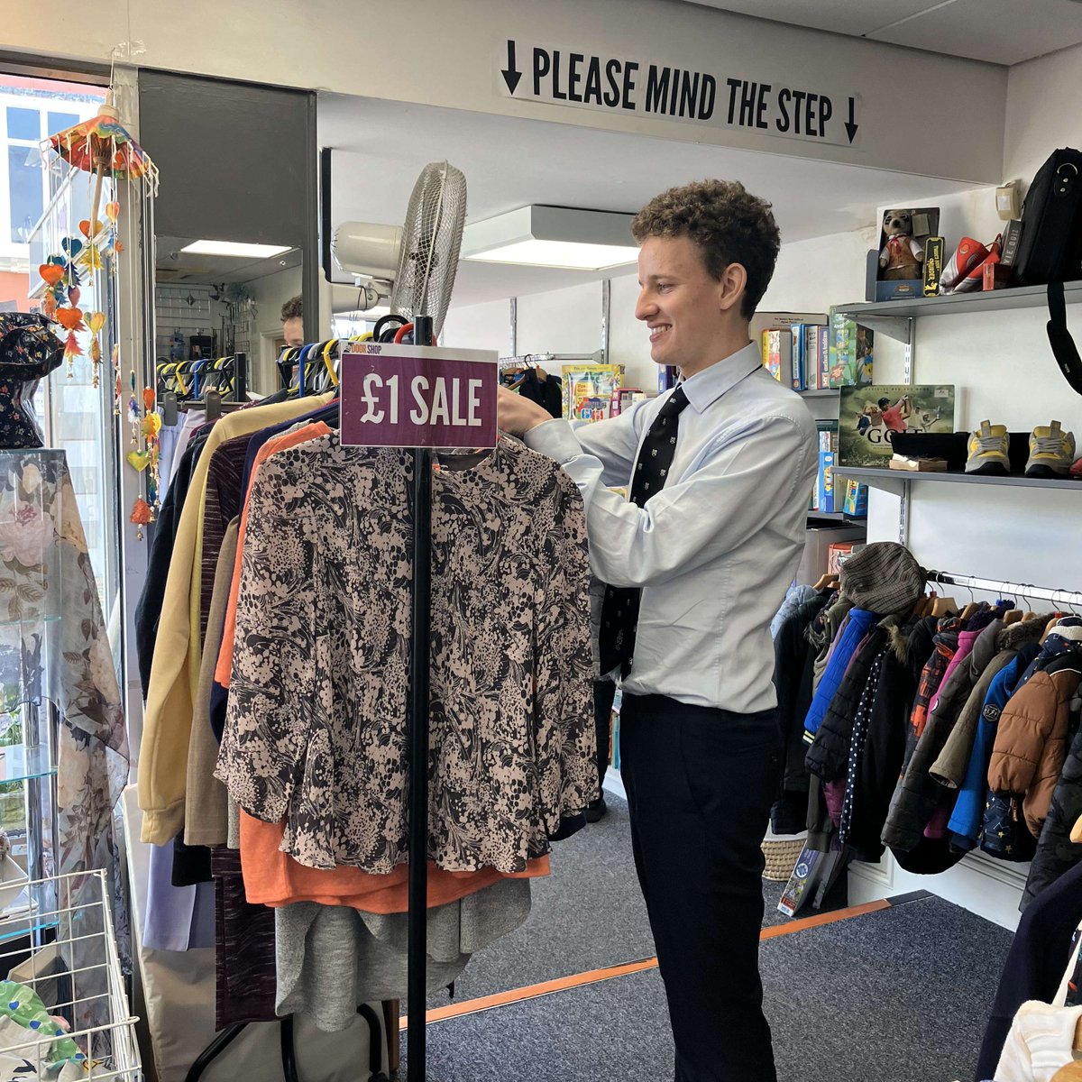 The team are still stocking up the £1 sale rail - come and visit The Door Shop at the top of #Stroud High Street and bag a bargain! #CharityShop #SecondHand #ShopLocal