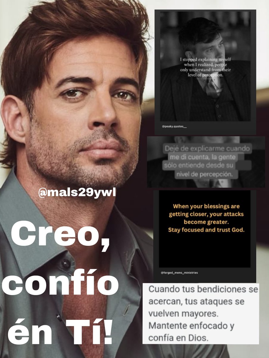 Creo y confío en ti <a href="/willylevy29/">William Levy</a> Buenos días para todos feliz martes.
Instagram historia de William Levy.
🙏🙏🇪🇸😍❤️💋💋👊👊💪