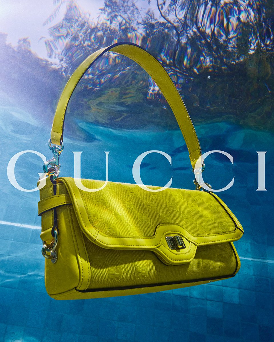 The House introduces the #GucciLuce by Creative Director Sabato De Sarno in vibrant new colors for the season ahead, highlighting the design’s playful charm. #GucciLido