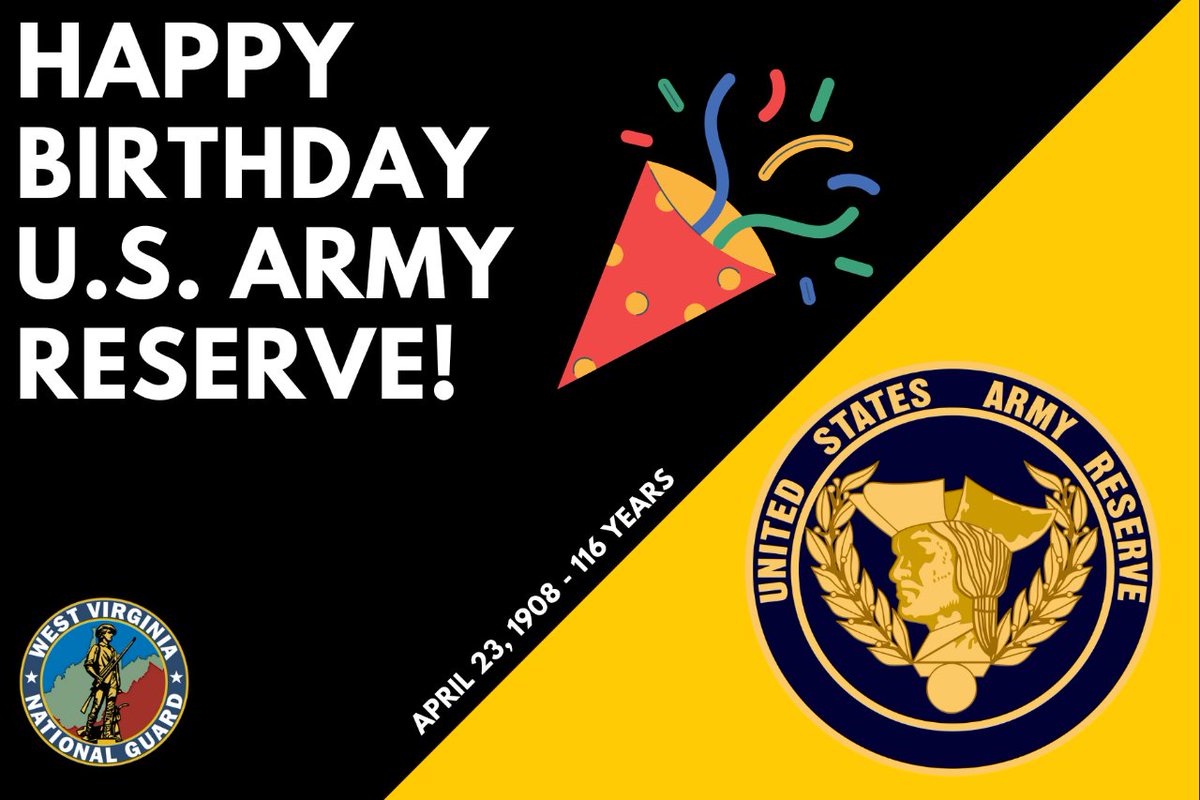 Happy 116th Birthday to the U.S. Army Reserve! 🎉🎂 Since 1908, these part-time warriors have been essential to our nation's defense. With 200,000 soldiers across various fields, they're always ready to serve, balancing civilian life with military duty.  🇺🇸