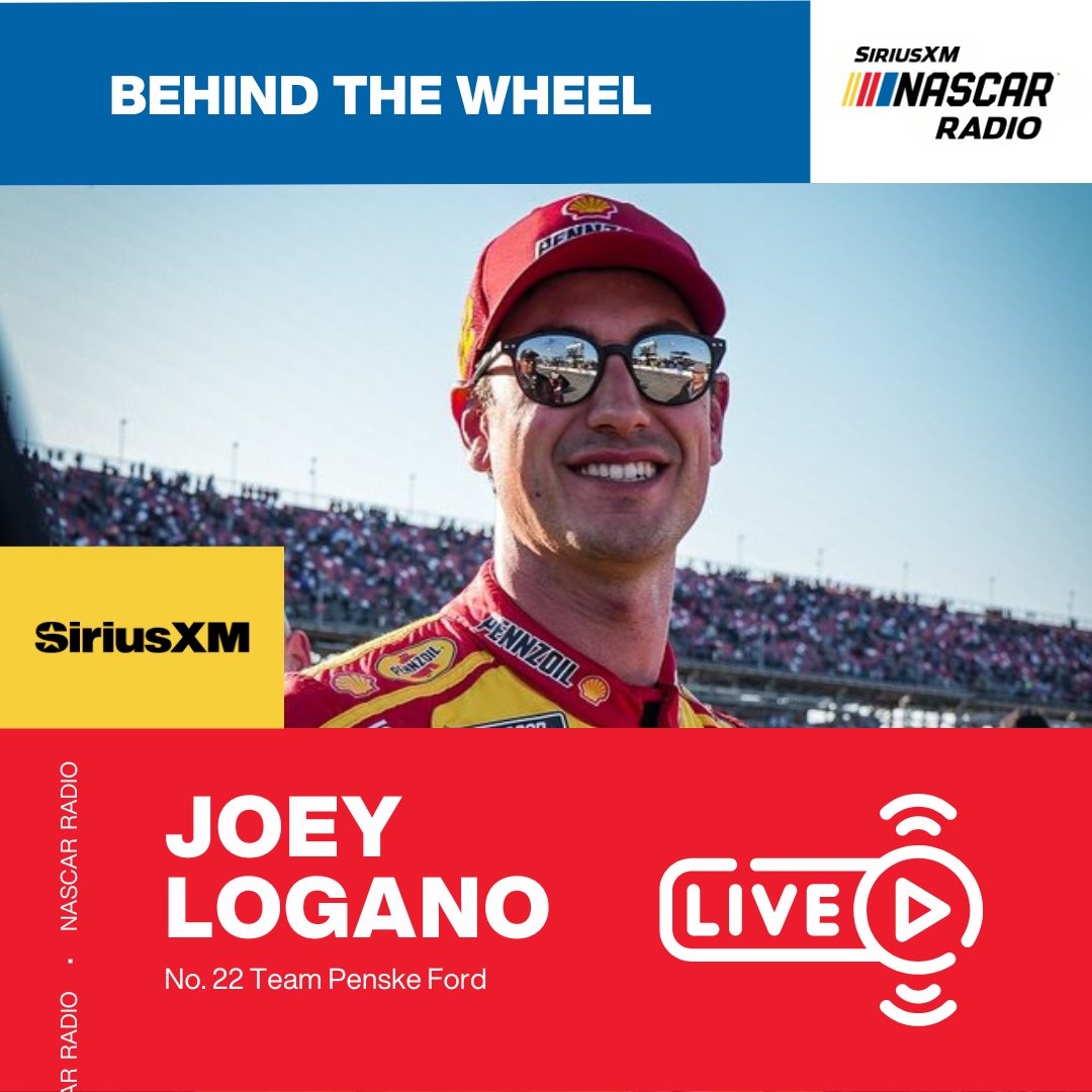 🚨 TUNE-IN ALERT 🚨 𝘽𝙚𝙝𝙞𝙣𝙙 𝙏𝙝𝙚 𝙒𝙝𝙚𝙚𝙡 is LIVE on #TMDNASCAR this morning at 9 ET. @joeylogano will recap @TALLADEGA, look ahead to @MonsterMile, and take your calls! ☎️ LIVE → sxm.app.link/JoeyLogano