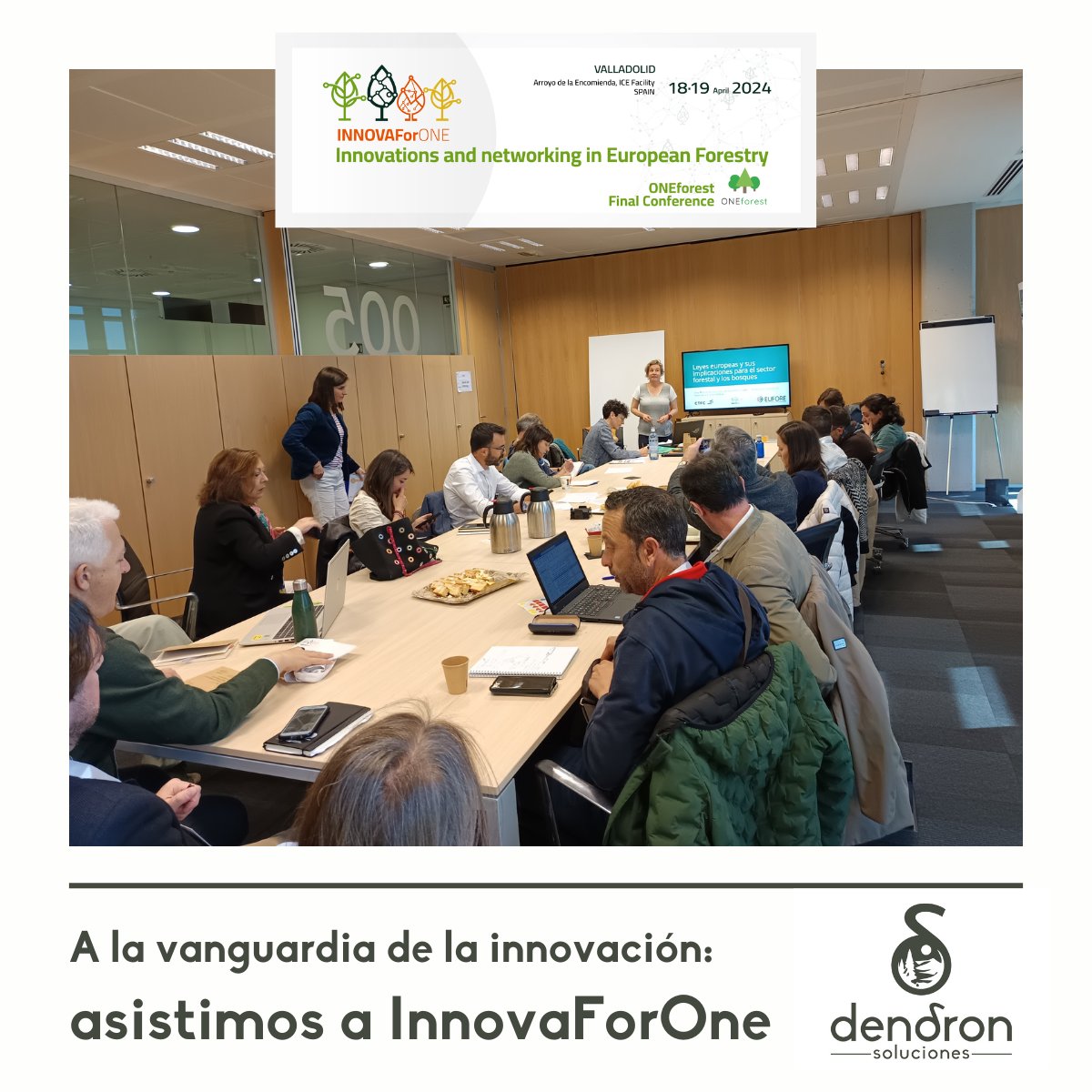 ✨ ¡Hemos participado en INNOVAForOne!

El pasado 18 y 19 de abril, Valladolid se convirtió en el epicentro de la innovación forestal europea.