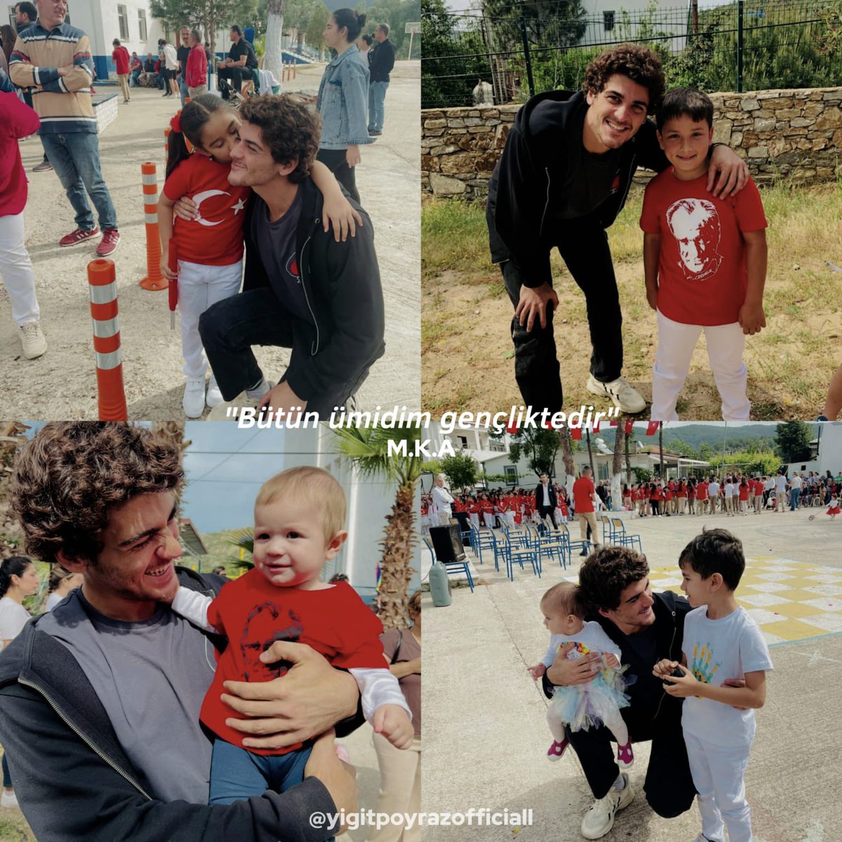 Türkiye Büyük Millet Meclisi’nin açılışını ve Büyük Önder Mustafa Kemal Atatürk’ün tüm Dünya çocuklarına armağan ettiği #23Nisan Ulusal Egemenlik ve Çocuk Bayramını kutlarız 🇹🇷🫶🫠

#YiğitPoyraz #YPFC