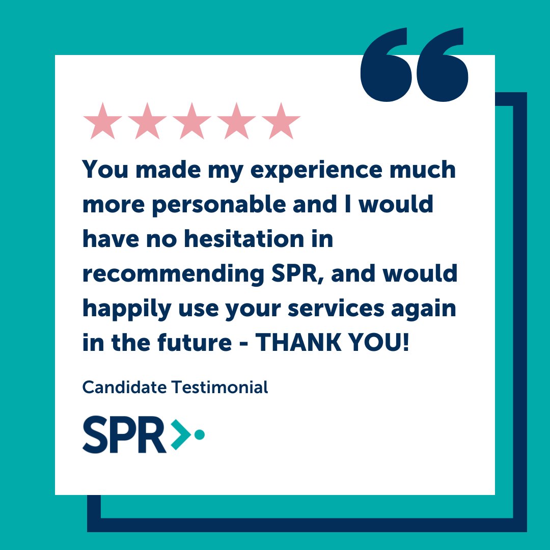 🌟 Grateful for the wonderful feedback from our fantastic candidates! ​ At Starting Point Recruitment, we're dedicated to guiding you towards career success. 💼✨​ We're recruitment. But on a really good day.​ #CandidateAppreciation #CareerJourney #StartingPointRecruitment