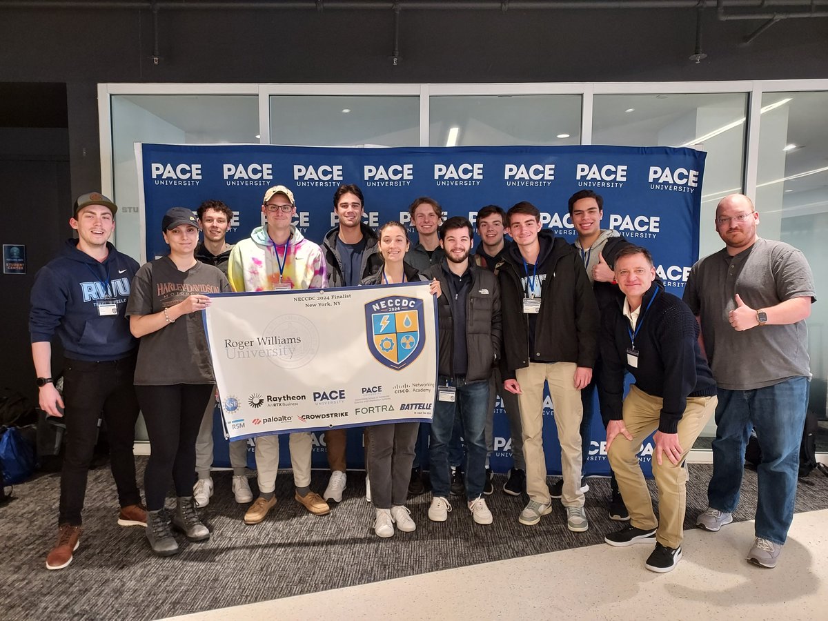 #myRWU #Cybersecurity students excelled in their first Northeast Collegiate Cyber Defense Competition (NCCDC) appearance! 💻🏆 Read more ➡️ rwu.edu/news/news-arch…