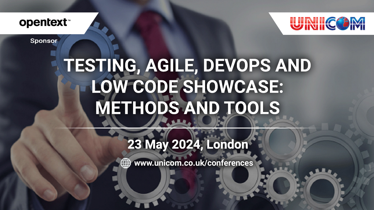 UNICOMSeminars's tweet image. Excited to announce @OpenText as #Sponsor for our #conference “Testing, Agile, DevOps &amp;amp; Low Code Showcase” in #London on May 23, 2024.

OpenText, The Information Company™, empowers organizations with Information Management solutions. Learn more at opentext.com