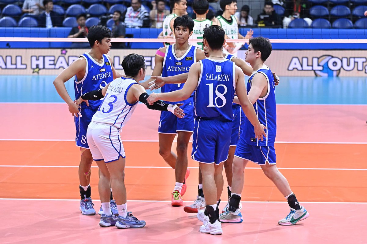 Determined to end with a commendable performance, the Ateneo Blue Eagles seeks to seal their second round campaign as they face the AdU Soaring Falcons tomorrow at 10AM in the Smart Araneta Coliseum. Follow this account for live updates! @TheGUIDONSports #UAAPVolleyball