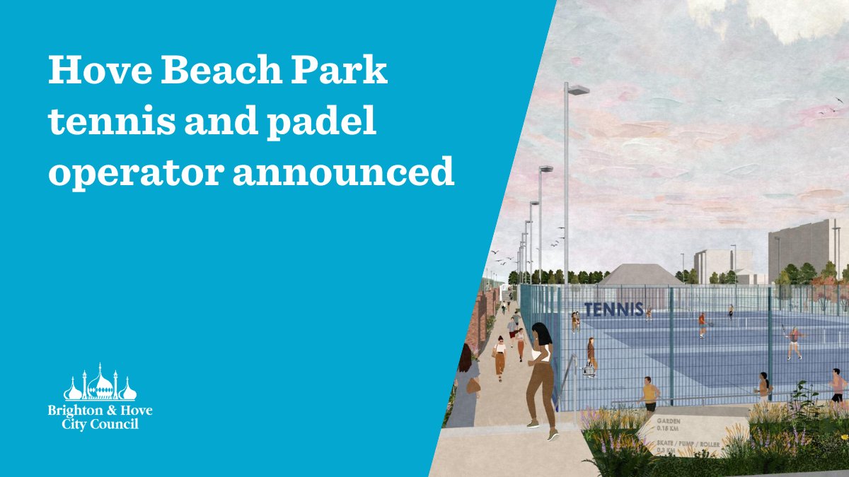 Game4Padel, the UK’s leading padel operator, has been chosen to operate the combined tennis and padel facility at Hove Beach Park. The 6 tennis & 4 padel courts are expected to open this summer. More at 👉 ow.ly/G0eC50Rm1z1.